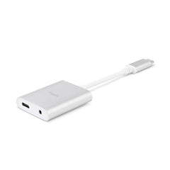 Moshi USB-C Digital Audio Adapter with Charging - Silver