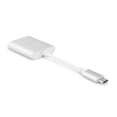 Moshi USB-C Digital Audio Adapter with Charging - Silver