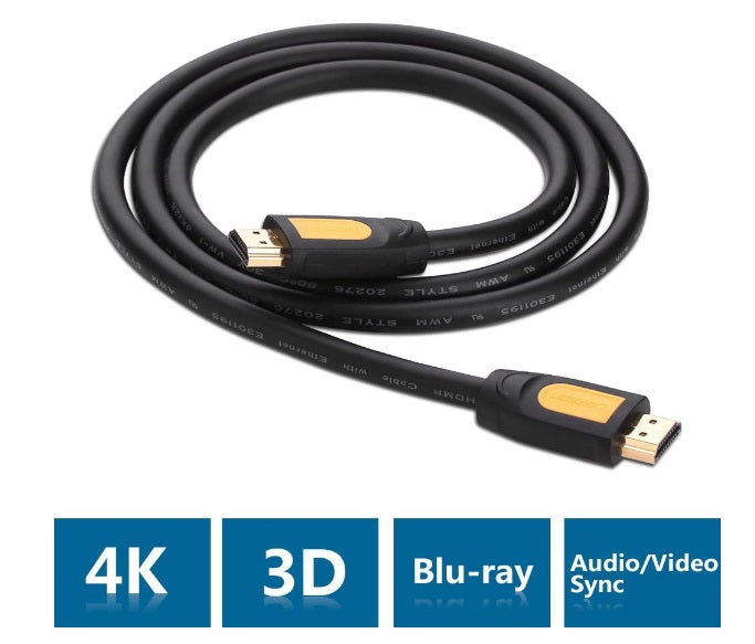 Ugreen 10130 HDMI Male To Male Cable - 3m