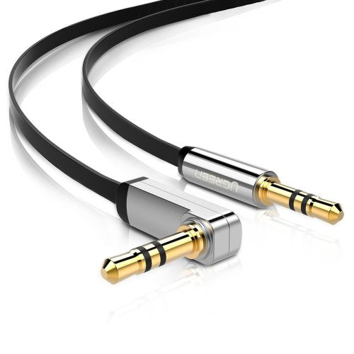 Buy Ugreen 10728 Right Angle 3.5mm Jack to Jack Cable 3m - Black from Vmart in Pakistan
