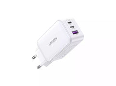 Ugreen 15334 65W 3 Port PD GaN Fast Nexode Charger EU Plug White