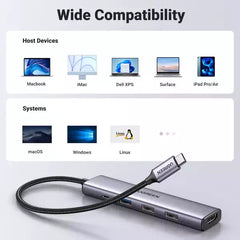 Buy Ugreen 15495 Revodok 5-in-1 USB-C Hub (100W PD, 4K@30Hz HDMI) from Vmart in Pakistan