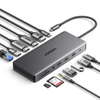 Buy Ugreen 15978 Revodok Pro 313 13 in 1 USB C Docking Station from Vmart in Pakistan