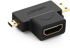 Ugreen 20144 Micro HDMI+Mini HDMI Male to HDMI Female Adapter