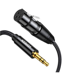 Ugreen 20244 3.5mm Three-Pole Male to XLR Female Audio Cable 2m