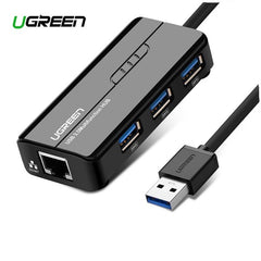 Ugreen 20264 USB 2.0 Hub RJ45 Ethernet Adapter