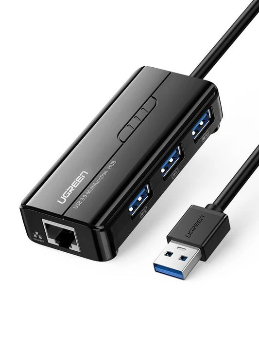Buy Ugreen 20265 USB 3.0 Hub with Gigabit Ethernet from Vmart in Pakistan