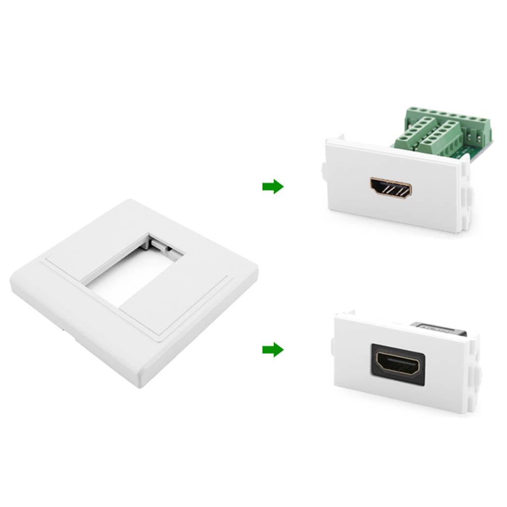 Ugreen 20316 HDMI Wall Frame (Socket 86) White