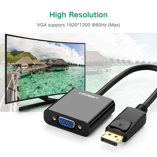 Buy Ugreen 20415 DP Male to VGA Female Converter - Black from Vmart in Pakistan