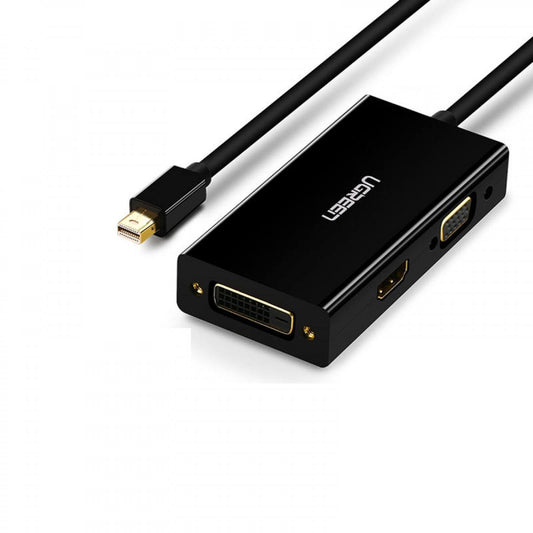 Buy Ugreen 20418 Mini DP to HDMI/VGA/DVI Converter - Black from Vmart in Pakistan