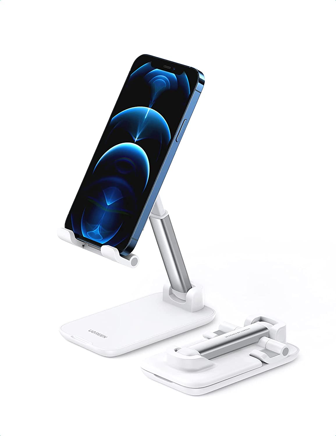 Ugreen 20434 Foldable Desktop Cell Phone Holder - White