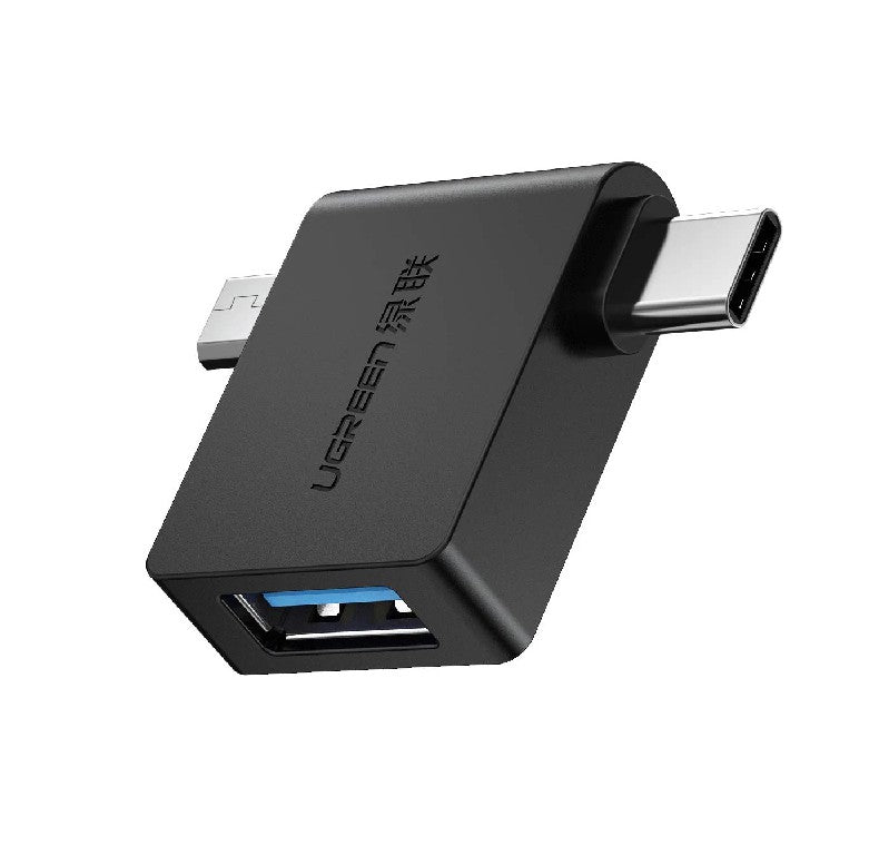 Ugreen 30453 2-in-1 USB-C Micro USB OTG Adapter