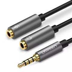 Ugreen 30619 3.5mm Male to 2 Female Audio Cable