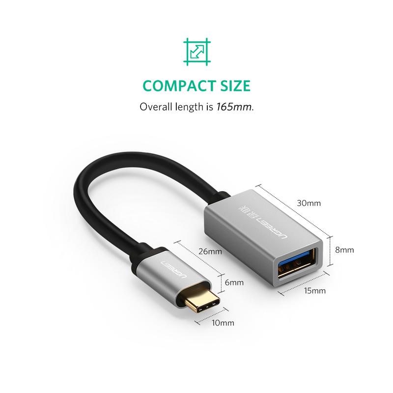 Ugreen USB C to USB 3.0 OTG Cable