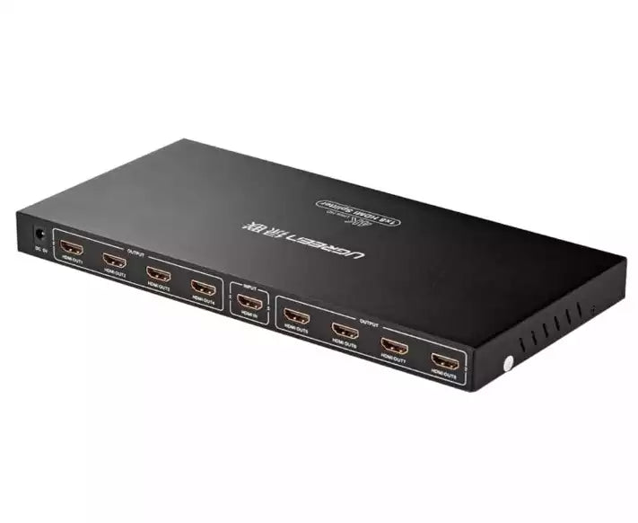 Ugreen 40203 1 x 8 HDMI Amplifier Splitter - Black