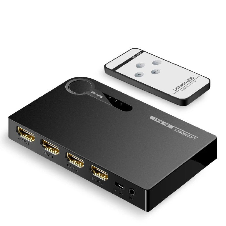 Ugreen 40234 HDMI Switch 3 In 1 Out 4K