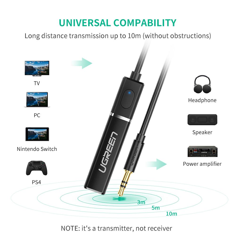 Ugreen 40761 Bluetooth 5.0 Audio Transmitter