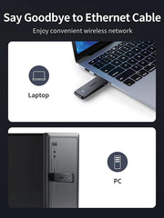 Buy Ugreen 50340 AC1300 USB WiFi Adapter from Vmart in Pakistan