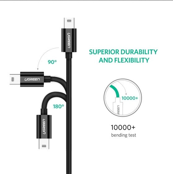 Ugreen 50445 USB C to Mini USB Cable - 1M