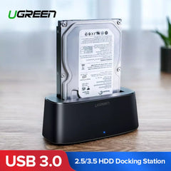 Ugreen 50740 USB3.0 SATA Hard Disk Docking for 2.5″ And 3.5″