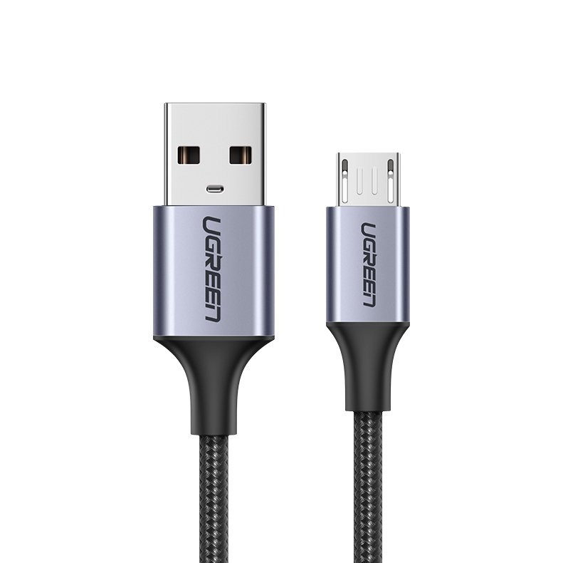 Ugreen 60148 Micro USB 2.0 Data Cable Aluminum Case 2m