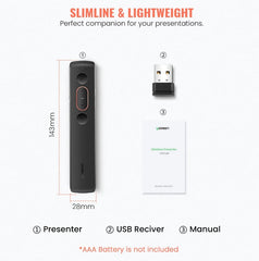 Buy Ugreen 60327 Office Wireless Presentation Remote from Vmart in Pakistan