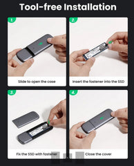 Buy Ugreen 60354 M.2 NVMe SSD USB C Enclosure from Vmart in Pakistan