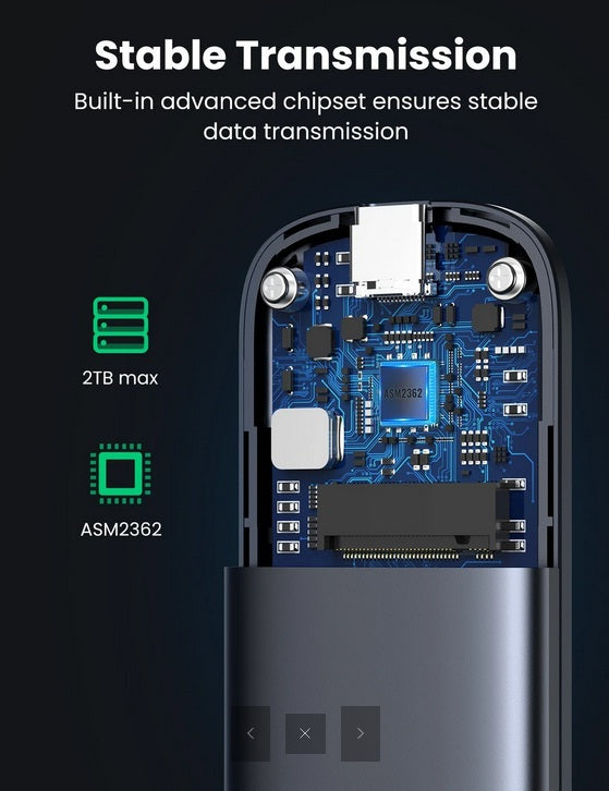 Ugreen 60354 M.2 NVMe SSD USB C Enclosure