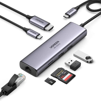 Buy Ugreen 60515 7 in 1 4K HDMI USB C Hub from Vmart in Pakistan