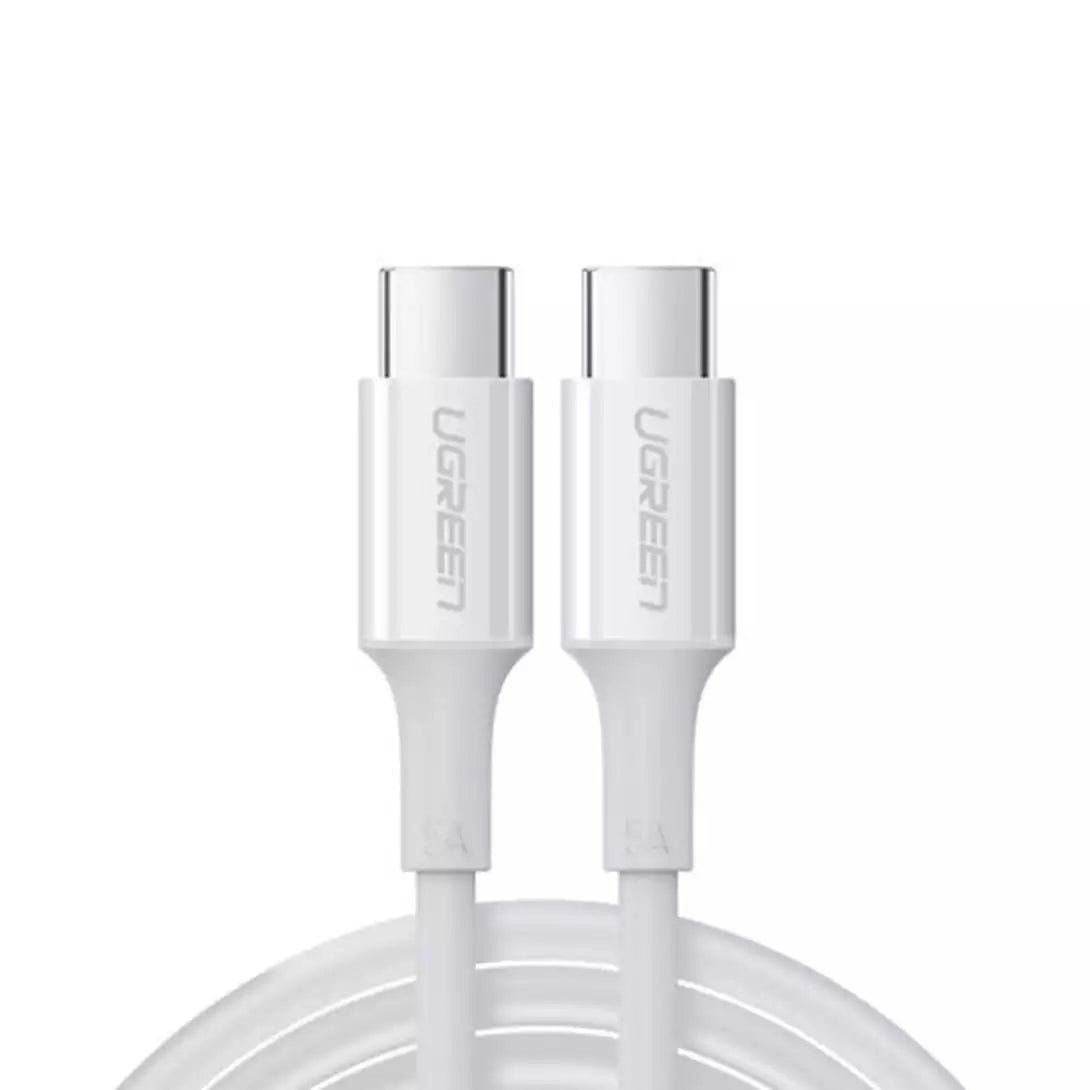 Ugreen 60551 USB 2.0 Type-C To Type-C Cable 1m 100W - White