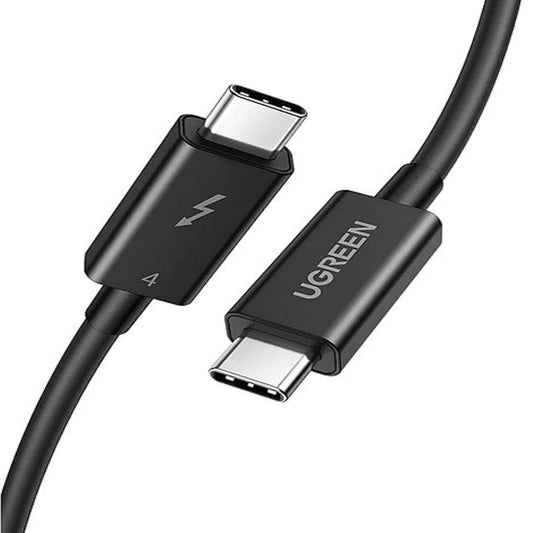 Buy Ugreen 30389 Thunderbolt 4 100W Male to Male USB C Fast Charging Data Sync Cable 0.8m from Vmart in Pakistan