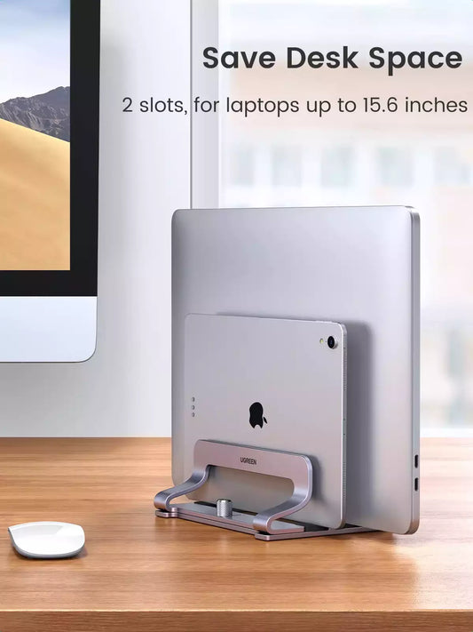 Buy Ugreen 60643 Vertical Dual Slot Laptop Stand for Desk from Vmart in Pakistan