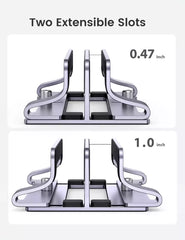 Buy Ugreen 60643 Vertical Dual Slot Laptop Stand for Desk from Vmart in Pakistan
