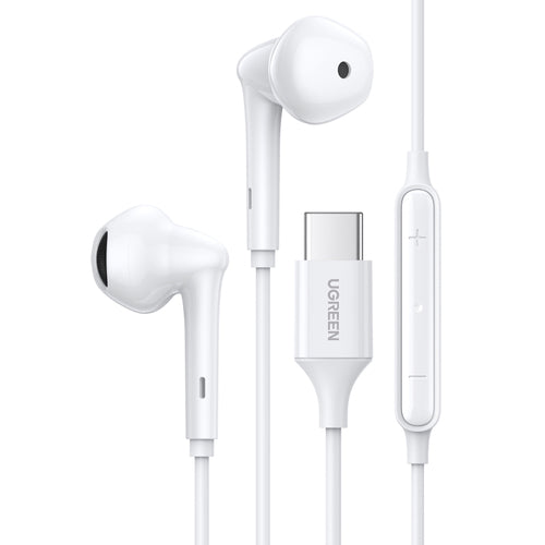 Ugreen 60700 Wired Earphones with Type C - White