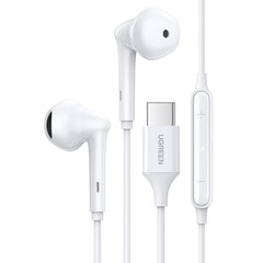 Ugreen 60700 Wired Earphones with Type C - White