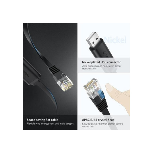 Buy Ugreen 60813 USB To RJ45 Console Cable - 3m from Vmart in Pakistan