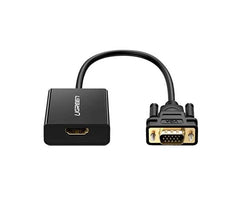 Ugreen 60814 VGA to HDMI Converter with Audio and Power Supply