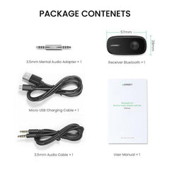 Buy Ugreen 70304 Bluetooth 5.0 Aux Car Adapter from Vmart in Pakistan