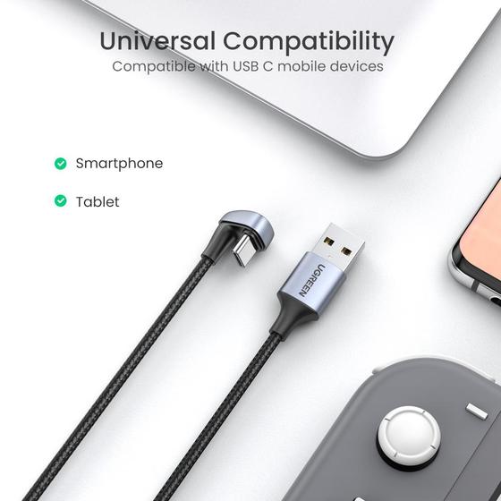 Ugreen 70315 U Shape Fast Charging USB C Cable - 2m