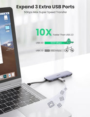 Buy Ugreen 70408 5 in 1 USB C Hub from Vmart in Pakistan