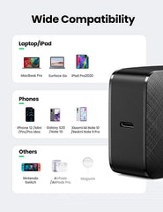 Buy Ugreen 70817 65W GaN USB C Fast Charger from Vmart in Pakistan