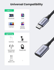 Ugreen 70953 USB C to Lightning Audio Adapter