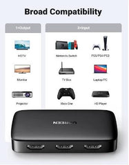 Buy Ugreen 80125 HDMI Switch 3 in 1 Out 4K HDMI Switcher Splitter from Vmart in Pakistan