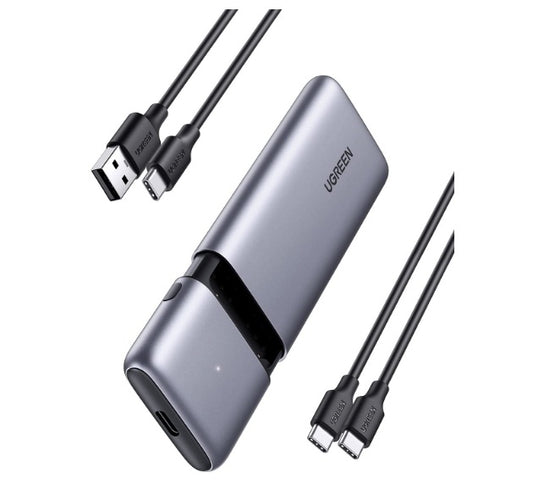 Buy Ugreen 80863 M.2 NVME SATA SSD Enclosure USB C from Vmart in Pakistan