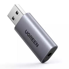 Ugreen 80864 USB to Audio Jack USB External Sound Card 3.5mm Audio Adapter