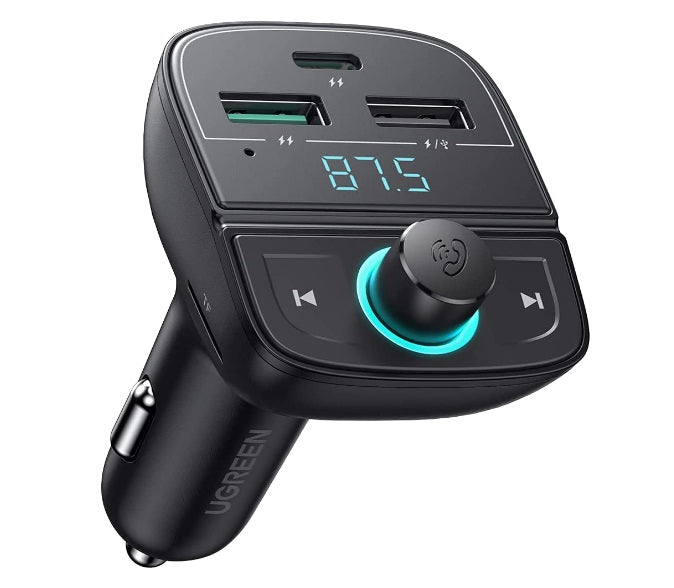 Ugreen 80910 Bluetooth FM Transmitter Car Adaptor