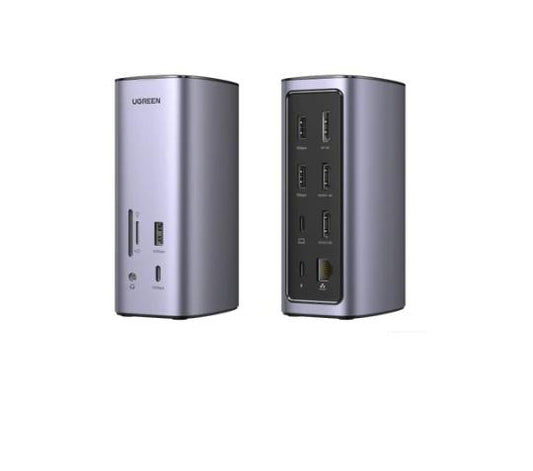 Buy Ugreen 90325 USB C Triple Display Docking Station (12-in-1) from Vmart in Pakistan