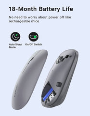 Buy Ugreen 90373 Portable Wireless Mouse - Grey from Vmart in Pakistan