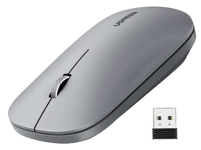 Ugreen 90373 Portable Wireless Mouse - Grey