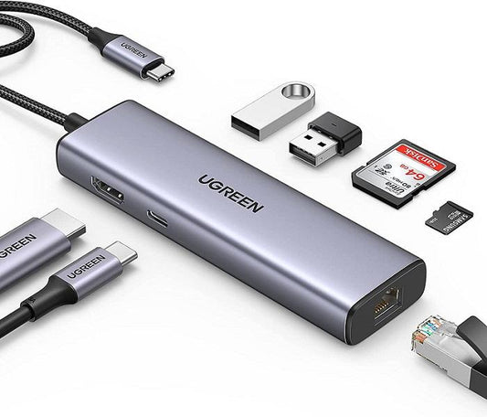 Buy Ugreen 90568 7 in 1 USB C Hub with 4K HDMI from Vmart in Pakistan